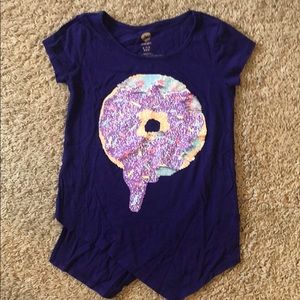 Flip sequin donut tee